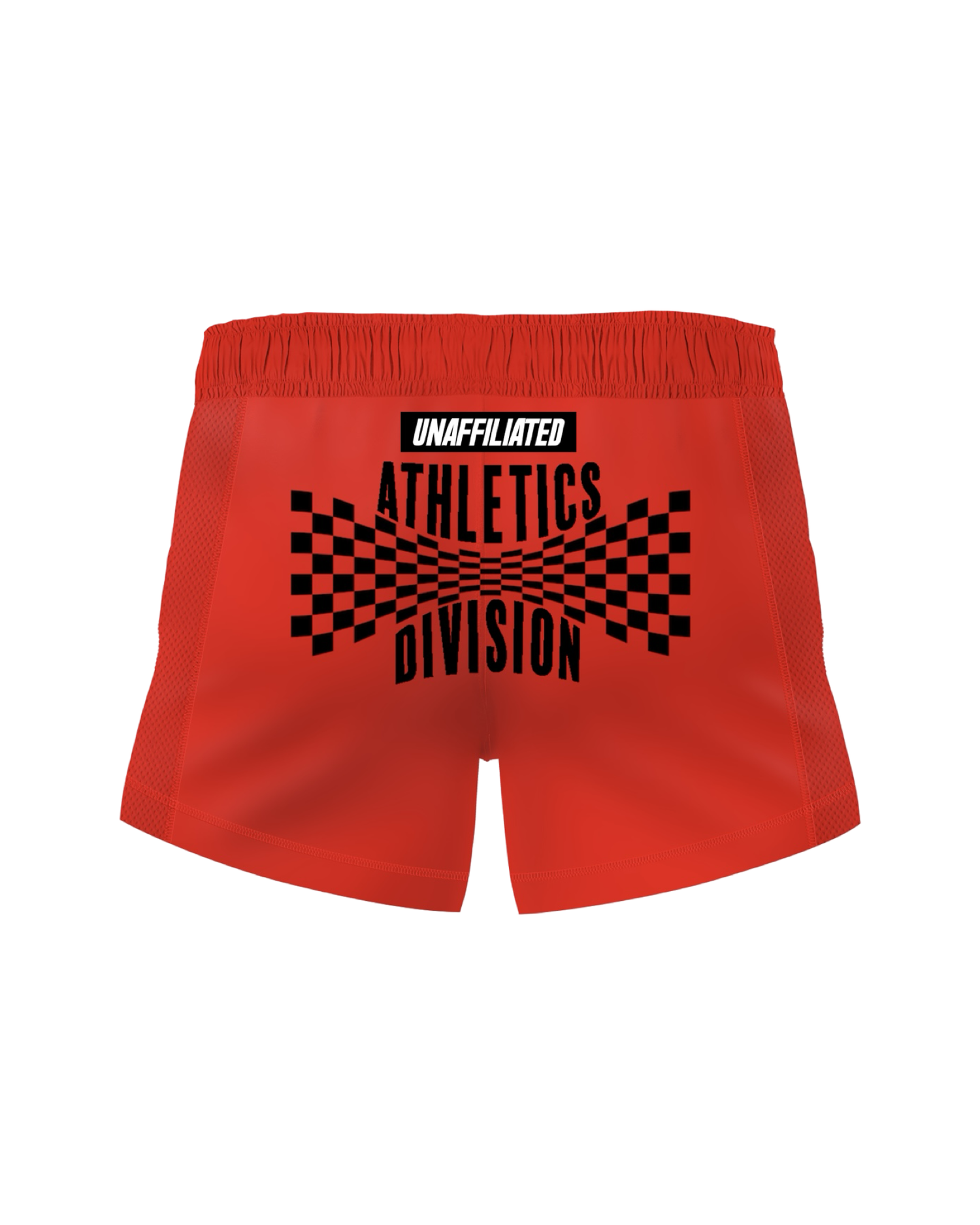 MUAY THAI SHORTS, RED STANDARD 25