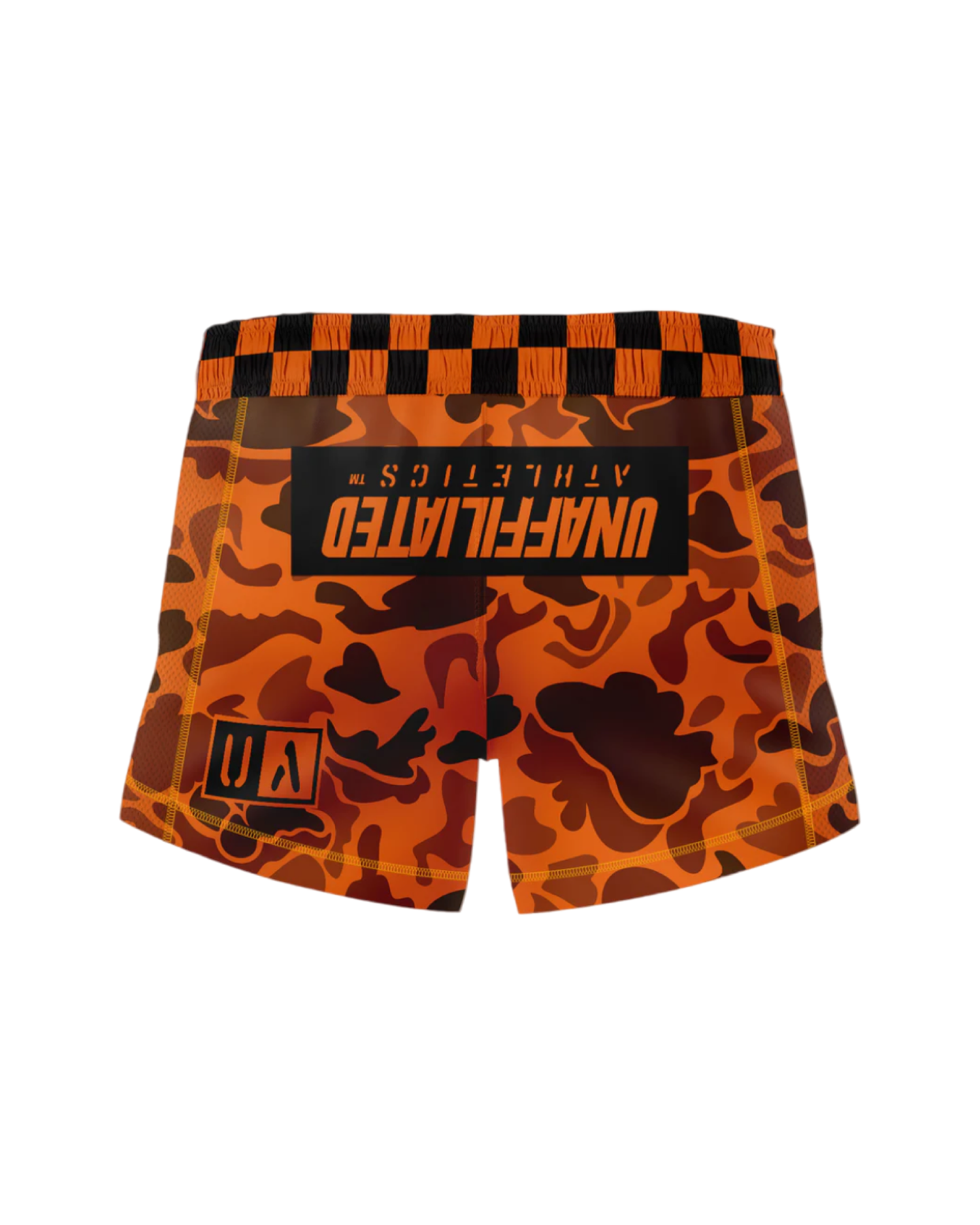 MUAY THAI SHORTS, Orange Duck