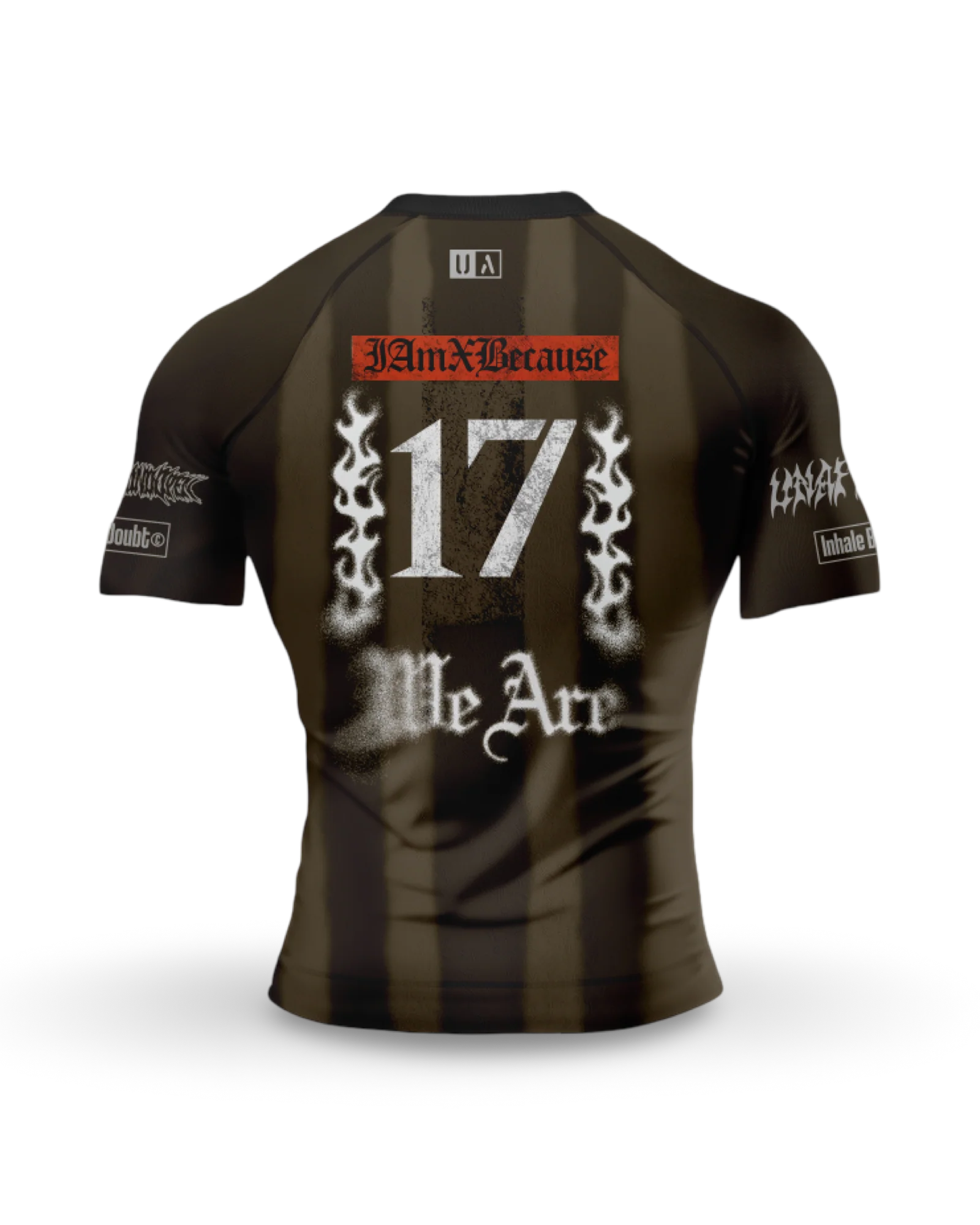 MEN'S RASH GUARD KACTUS K, BROWN